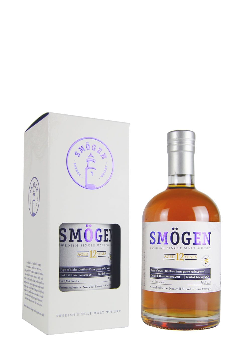 Smögen 12 yo Distillery Estate grown barley 2011 Bourbon & Sherry 56.6%:圖片 3