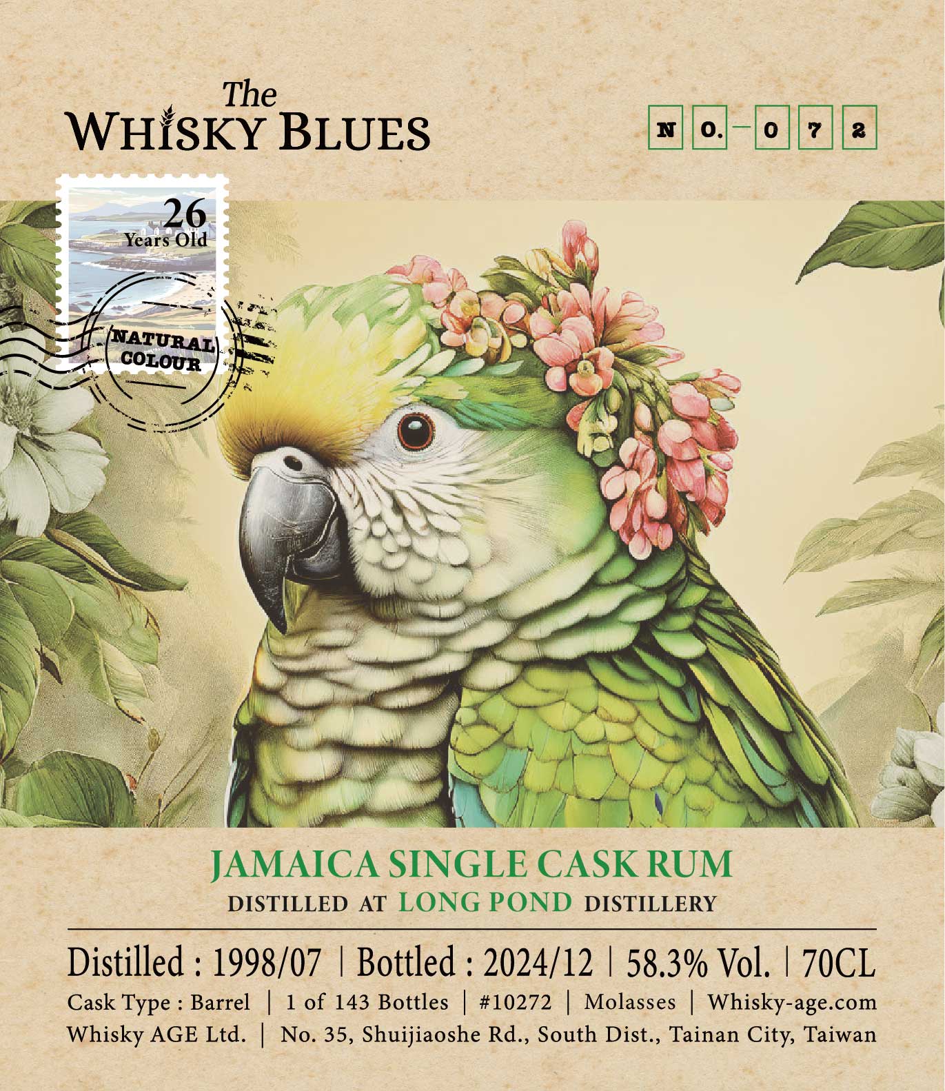 The Whisky Blues No.072 Long Pond 1998 26yo Barrel 58.3%:圖片 3