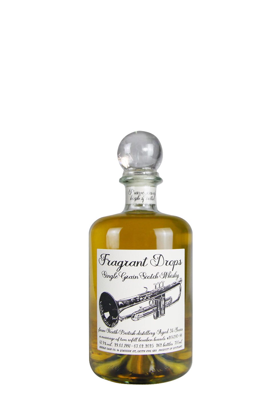 Fragrant Drops North British 1991 34yo Refill Bourbon Barrels 41.9%