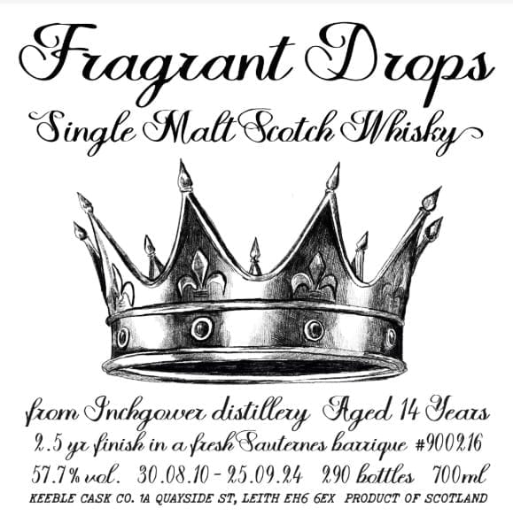 Fragrant Drops Inchgower 2010 14yo 1st-Fill Sauternes barrique 57.7%:圖片 2