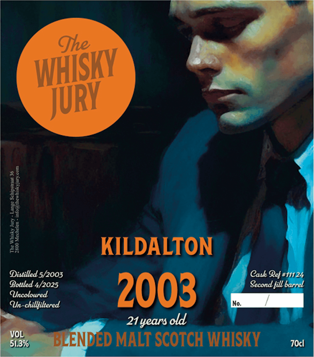 The Whisky Jury KILDALTON (teaspoon Ardbeg) 2003 21yo 2nd Fill Barrel 51.3%:圖片 2