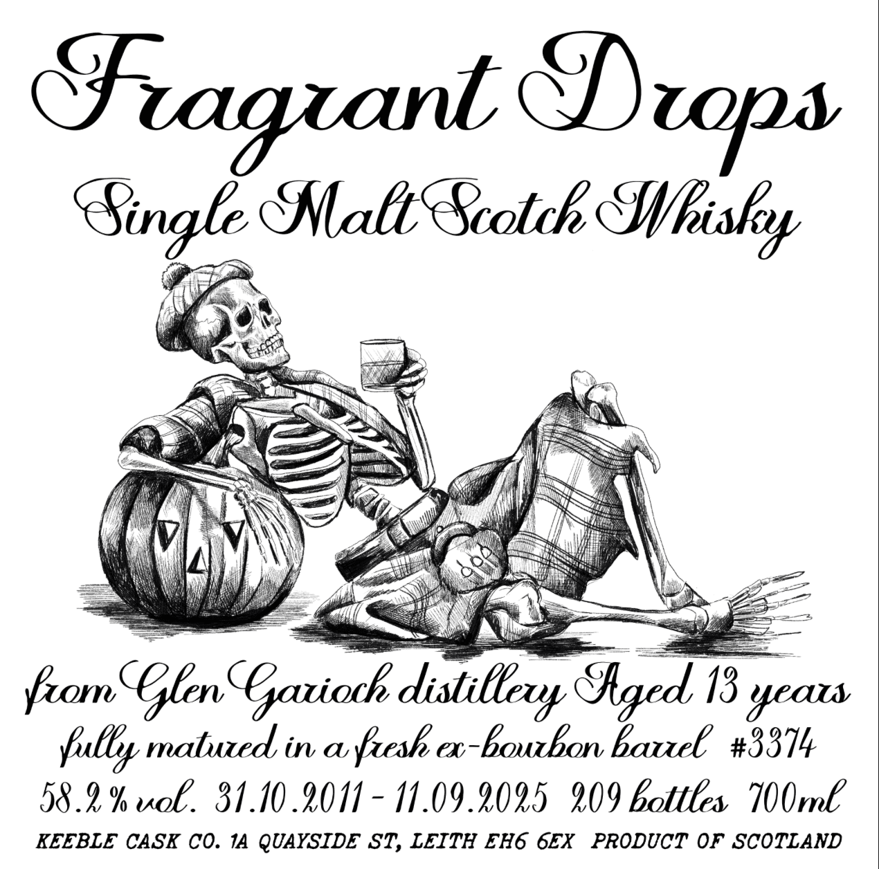 Fragrant Drops Glen Garioch 2011 13yo 1st-fill ex-Bourbon Barrel 58.2%:圖片 2