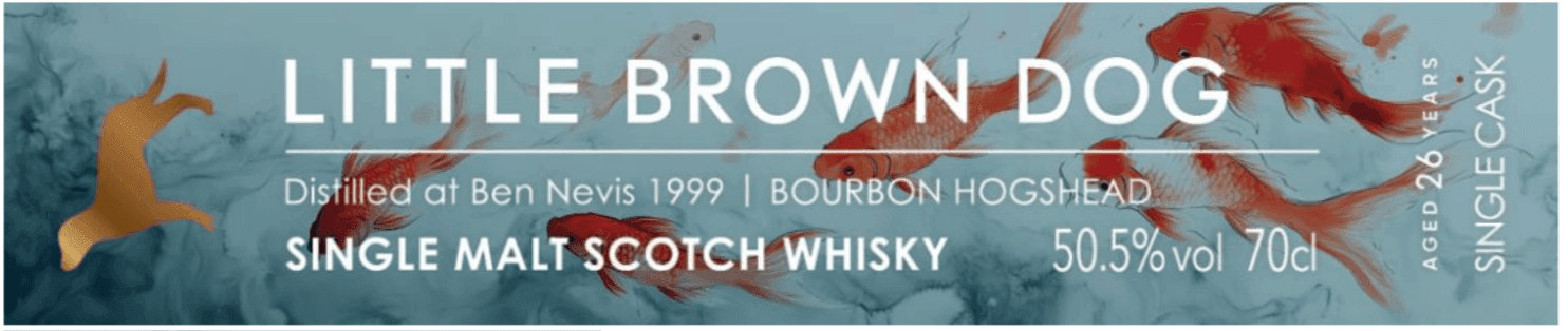 Little Brown Dog Ben Nevis 1999 26yo Bourbon Hogshead 50.5%:圖片 2