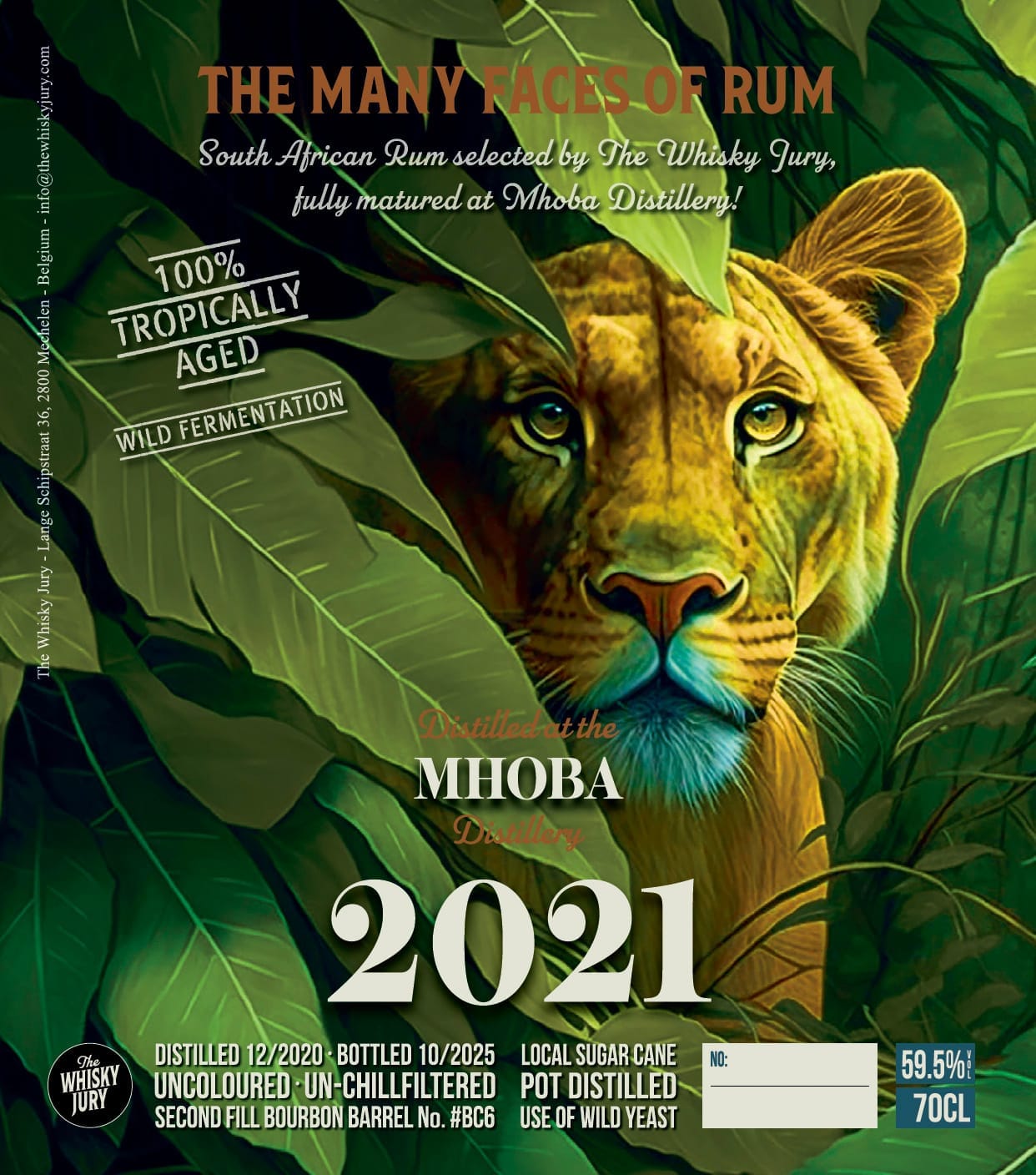 The Whisky Jury The Many Faces of Rum; Mhoba 2021 2nd Fill Bourbon Barrel 59.5%:圖片 2