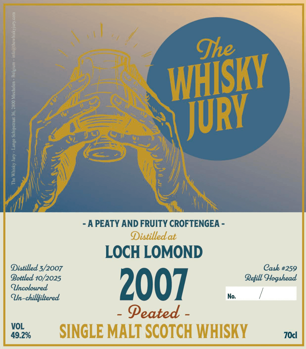 The Whisky Jury Croftengea Loch Lomond 2007 18yo Refill Hogshead 49.2%:圖片 2
