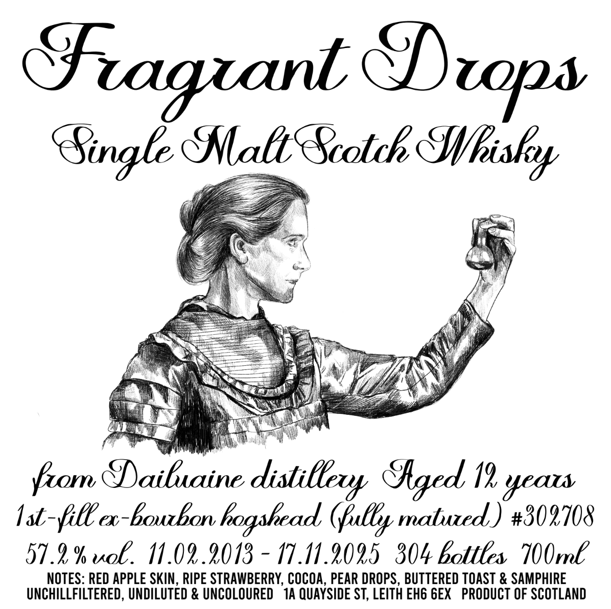 Fragrant Drops Dailuaine 2013 12yo 1st-Fill Bourbon Hogshead 57.2%:圖片 2