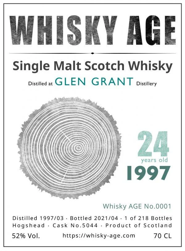 WHISKY AGE No.0001 Glen Grant 24yo 1997 Hogshead 52%：圖片 4