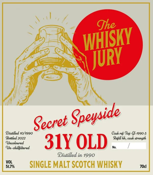 The Whisky Jury Secret Speyside 31yo 1990 Refill Hogshead：圖片 2