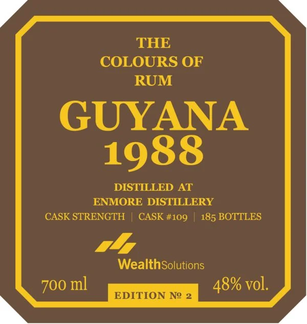 The Colours of Rum Guyana edition No. 2 Enmore 33yo 1988：圖片 3