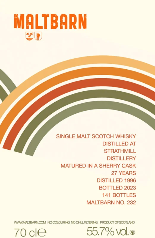 Maltbarn Strathmill 1996 27yo Sherry 45.7%：圖片 2