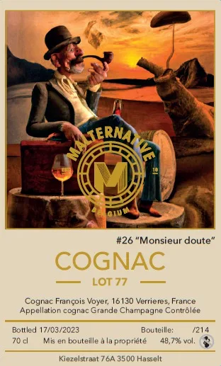 Malternative Belgium Cognac #26 Lot77 Monsieur Doute 48.7%：圖片 2