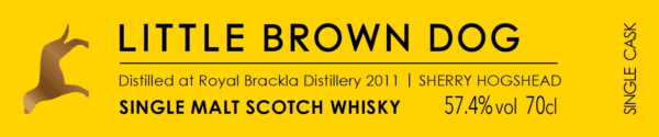 Little Brown Dog Royal Brackla 2011 Sherry Hogshead 57.4%：圖片 2