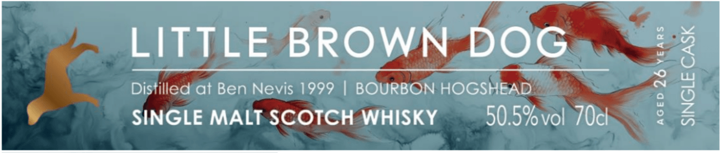 Little Brown Dog Ben Nevis 1999 26yo Bourbon Hogshead 50.5%:圖片 2