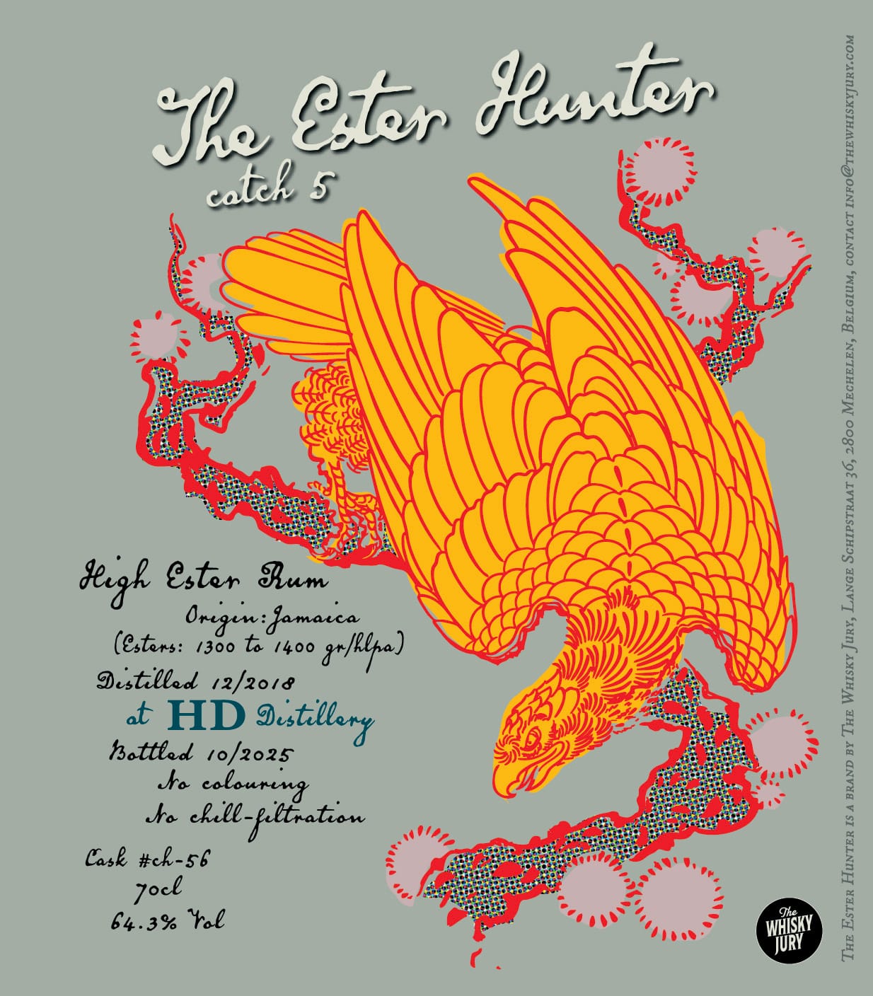 The Whisky Jury The Ester Hunter Catch 5: HD 2018 Refill Barrel 64.3% - Image 2