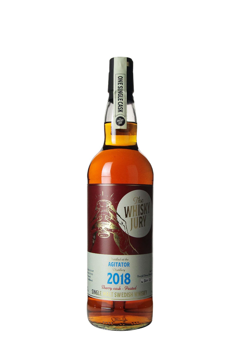 The Whisky Jury Agitator (Peated) 2018 7yo 1st fill Oloroso Sherry cask 47.2%