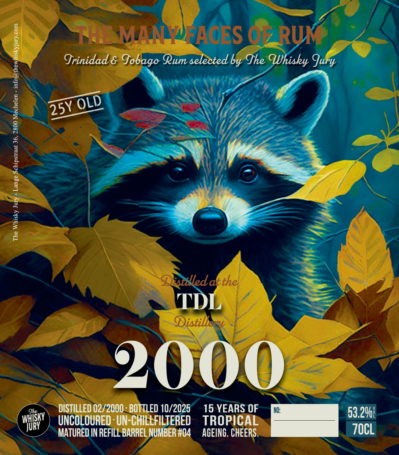 The Whisky Jury The Many Faces of Rum TDL 2000 25yo Refill barrel 53.2%:圖片 2