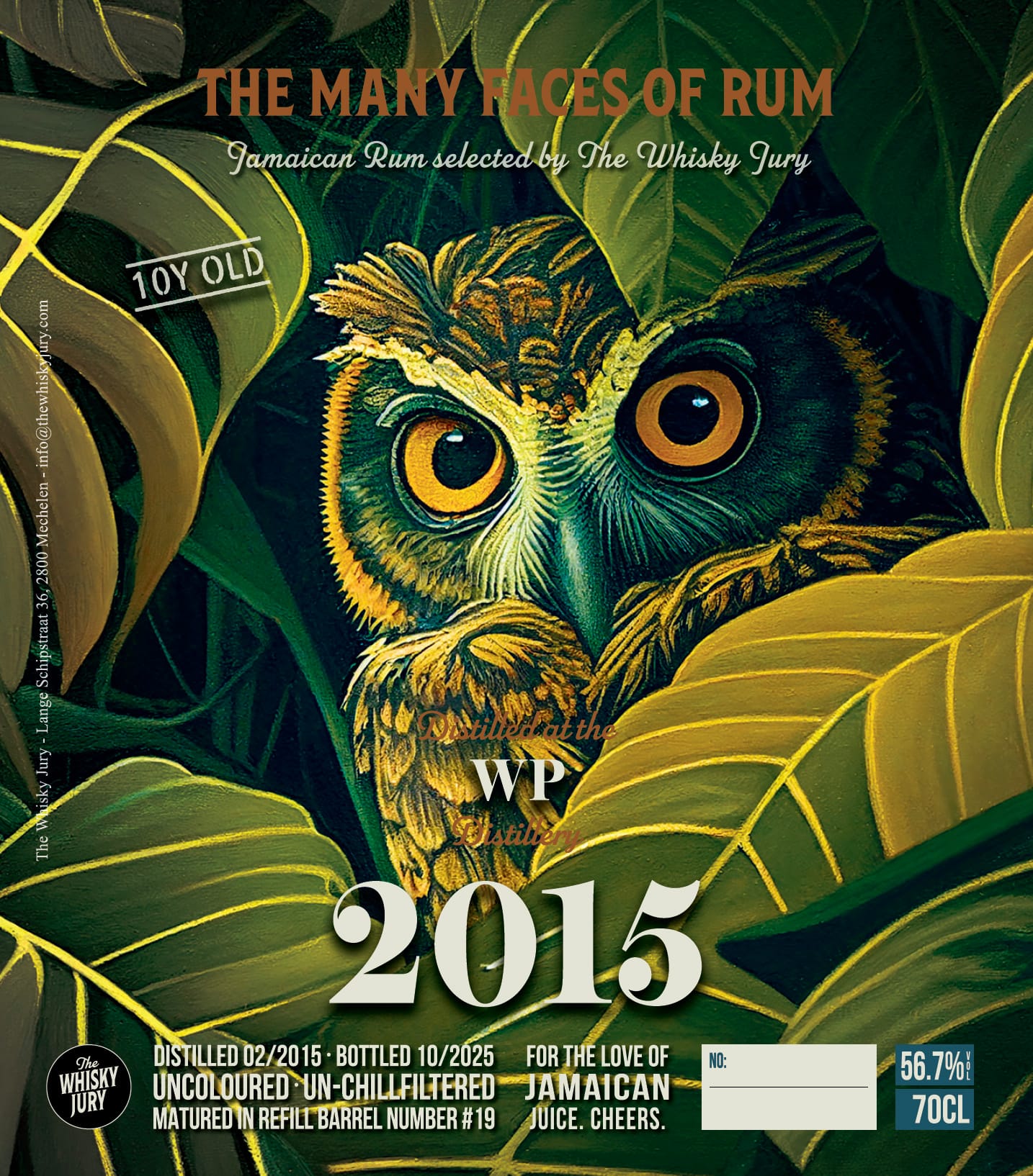 The Whisky Jury The Many Faces of Rum WP 2015 10yo Refill Barrel 56.7%:圖片 2
