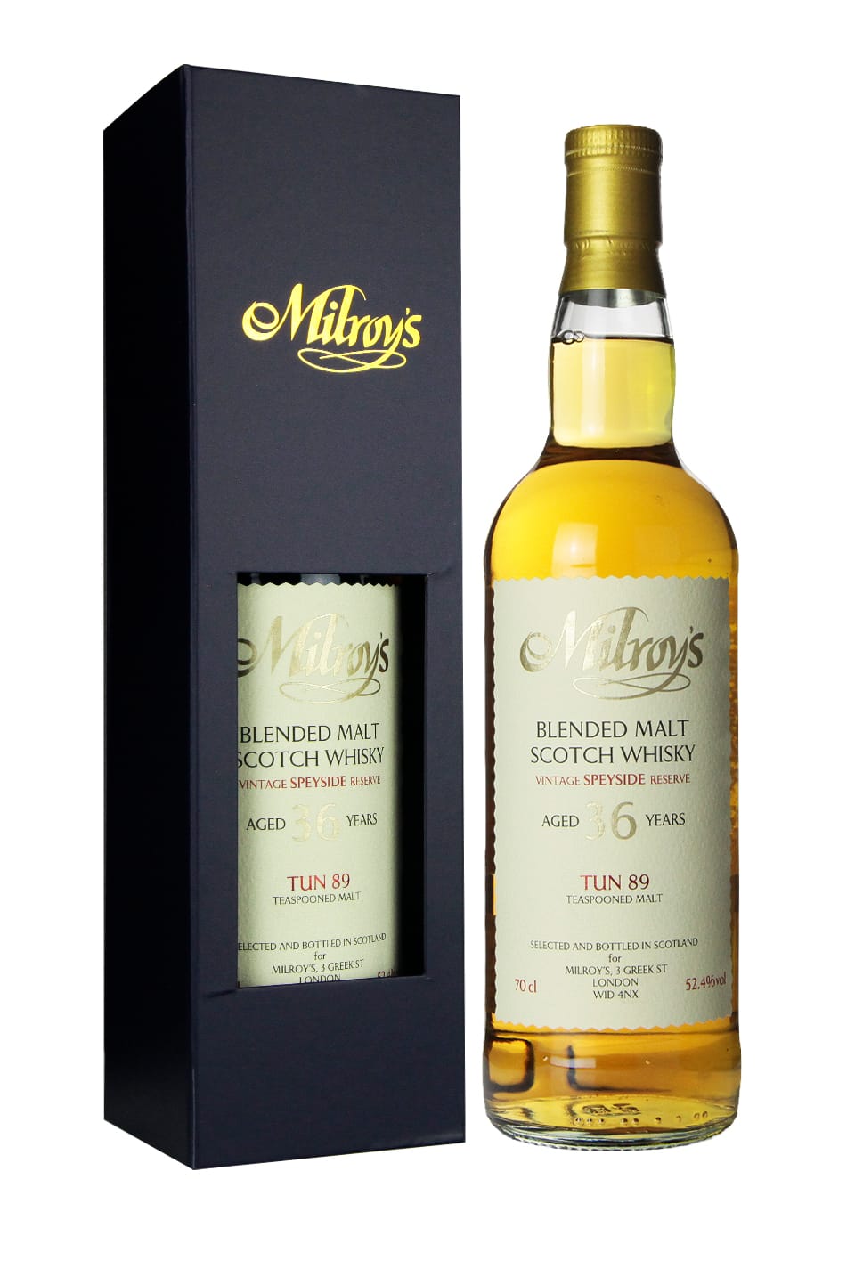 Milroy's of Soho Tun 89 Teaspooned Malt 1989/10/21 36yo Barrel 52.4%