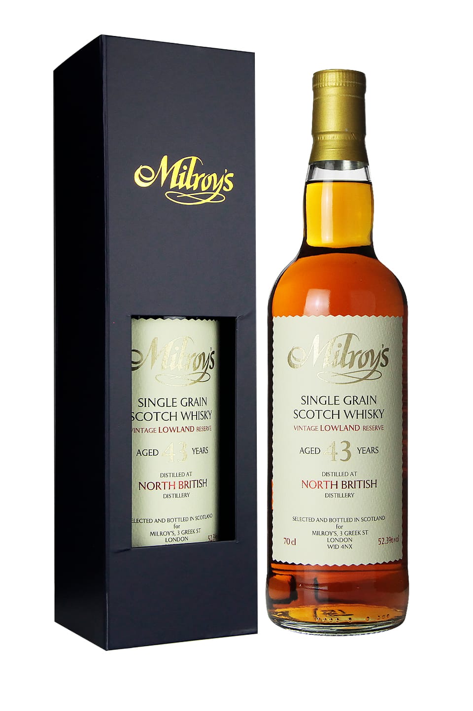 Milroy's of Soho North British 1982/12/6 43yo Hogshead 52.3%