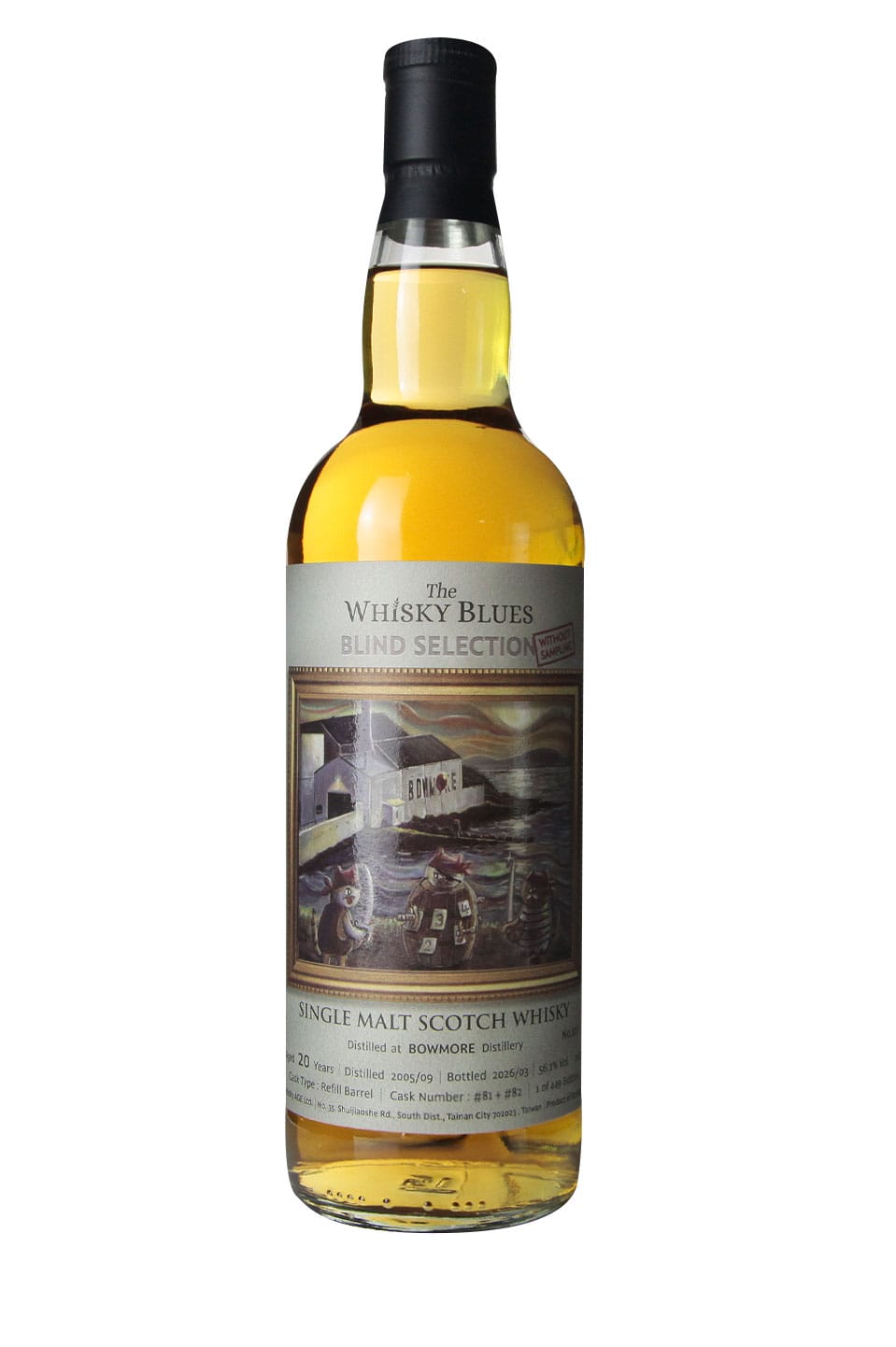 The Whisky Blues No.107 Bowmore 2005/09 20yo Barrels 56.2%